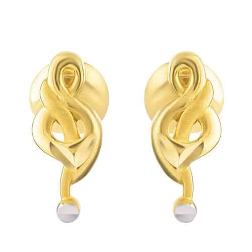 22 Carat Gold Stud Earring