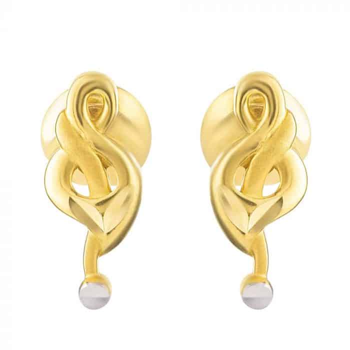 22 Carat Gold Stud Earring