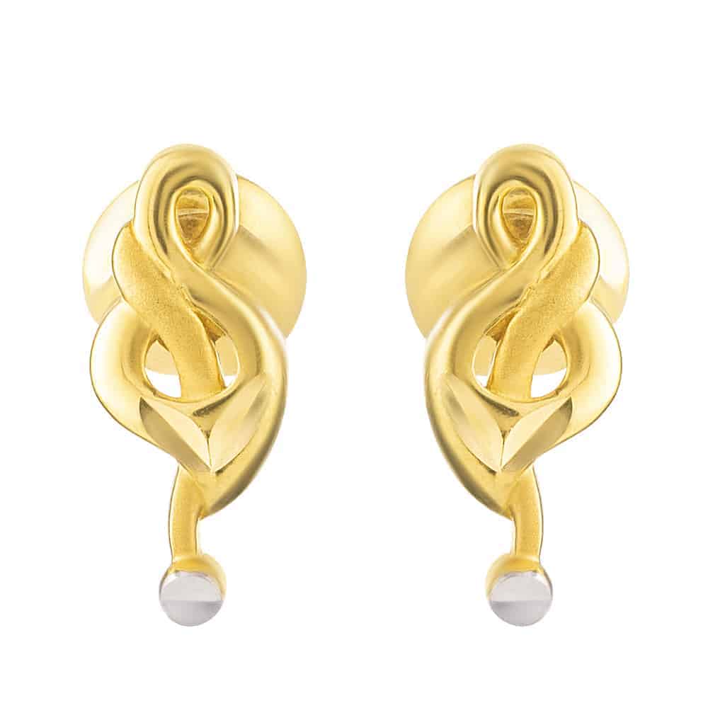 22KT Gold Earrings Shop Latest Gold Earrings in 22 Karat Online