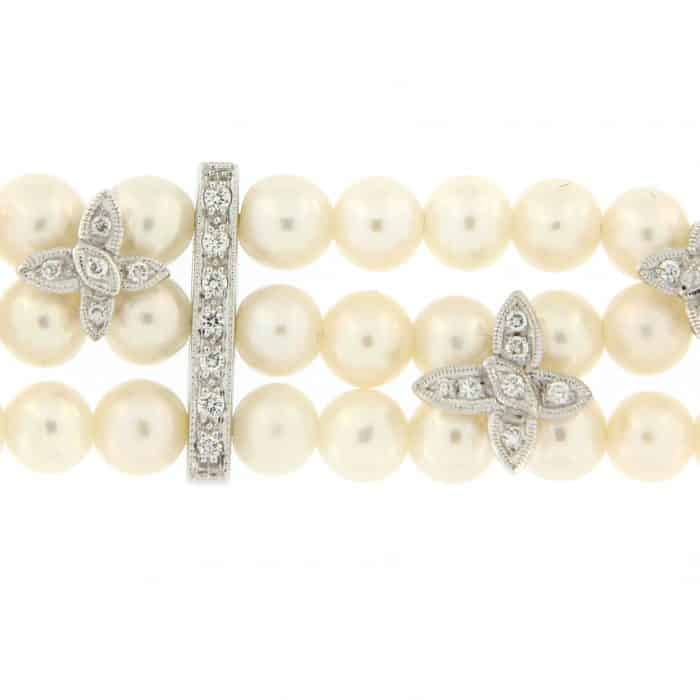 Pearl & Diamond Bracelet